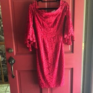 Red Lace Hoco/Prom Dress